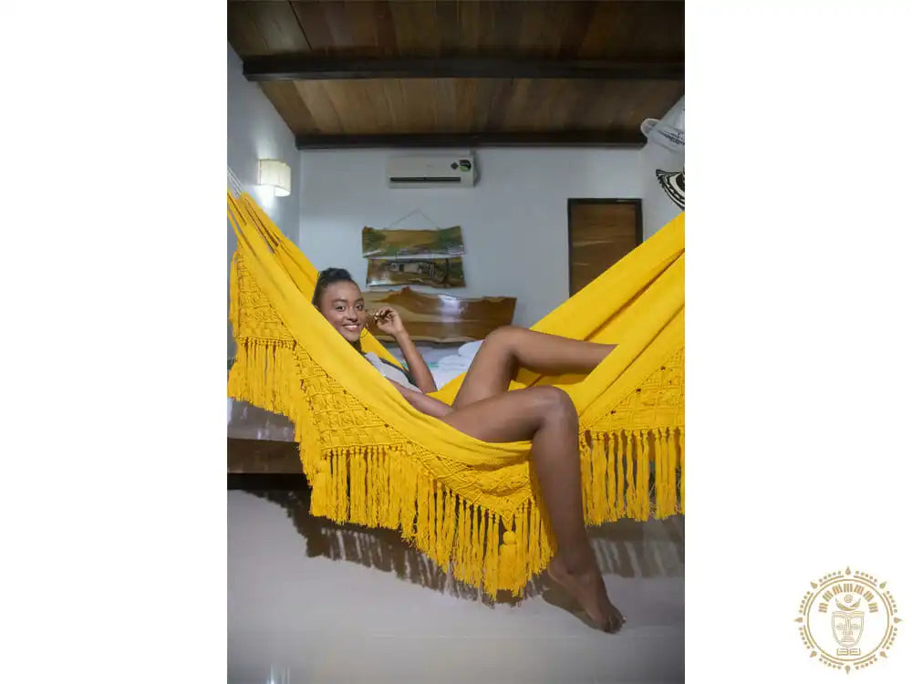 hamac l macrame corail 6