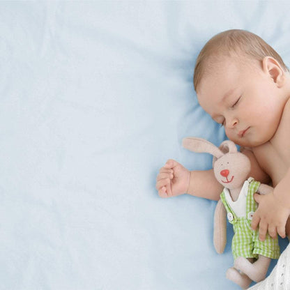 Spacesaver Cot Fitted Sheet 100% Cotton 100x52cm