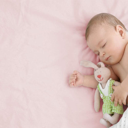 Spacesaver Cot Fitted Sheet 100% Cotton 100x52cm